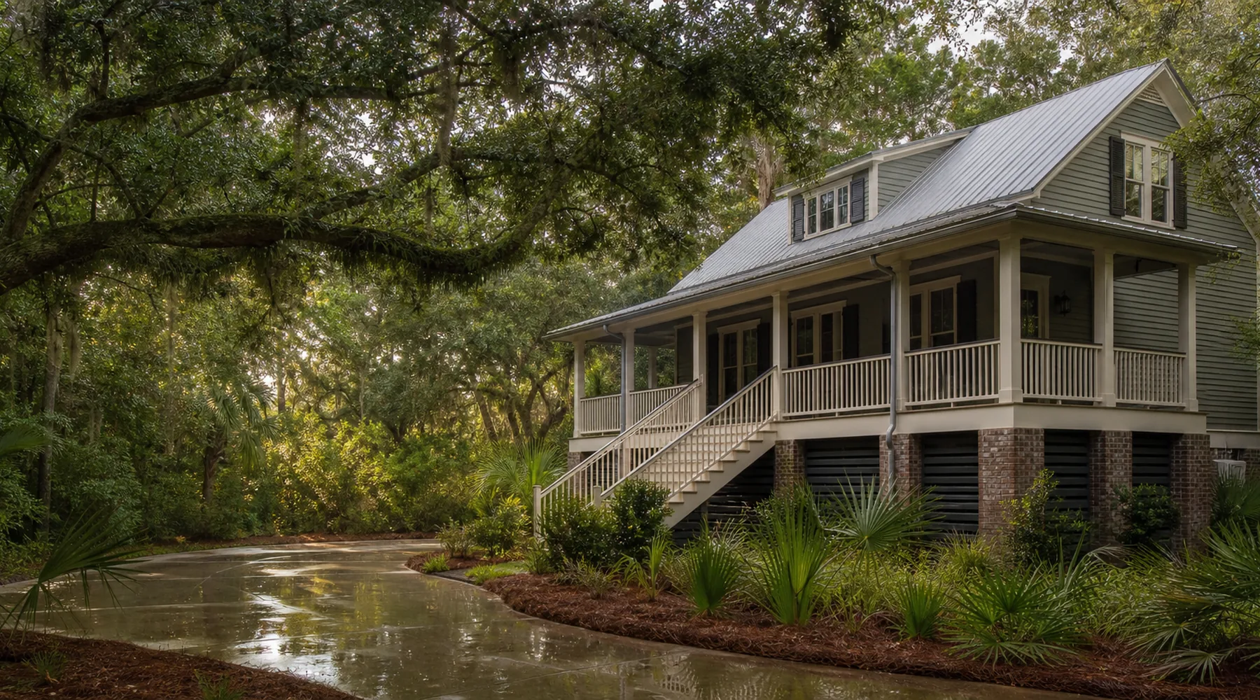 A believable Savannah-area home suited to mold remediation planning